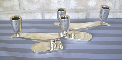 Coppia candelabri vintage - di,