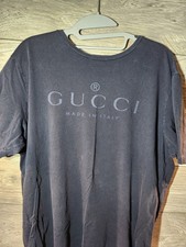 T-shirt Gucci uomo nera manica