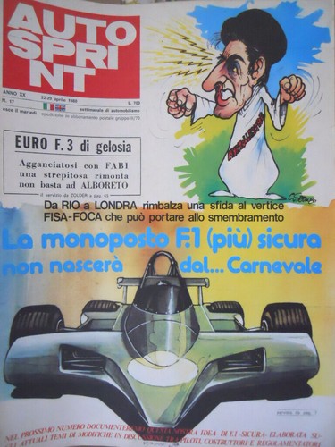 Autosprint 1980 foto poster - autosprint, 17