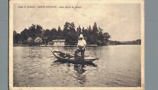 Lago di Varese Isola Virgilia una barca da pesca F. piccolo  spedita 