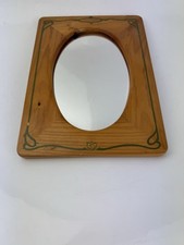 Specchio con cornice in pino