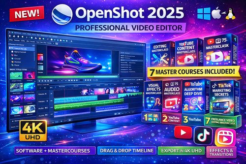 Openshot 2026 editing video - openshot,
