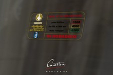 ADESIVO RODAGGIO INNOCENTI MINI DE TOMASO | giri motore | 13,5x6,5 cm