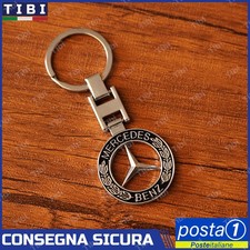 PORTACHIAVI MERCEDES BENZ CLASSE A B C E CLA ML GLK CLK SLK Stemma Logo Fregio