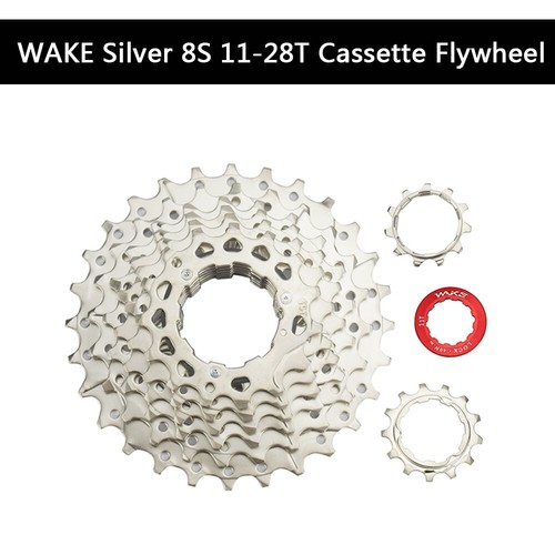 Wake silver 28t cassetta - 8s,