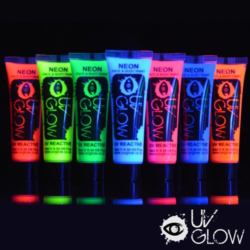 Glow neon viso vernice - uv,