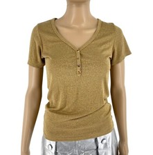 NUNA LIE Donne Top Metallico