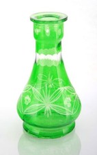 Nouveau vase de crystal VERT