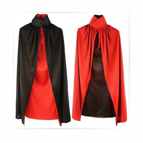 Halloween nero rosso mantello - halloween,