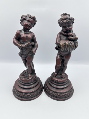 Pair vintage style bronze - pair,