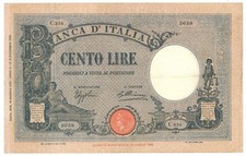 100 LIRE BARBETTI GRANDE B