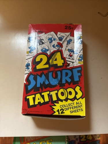 1982 topps smurf tattoos - 1982,