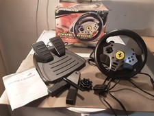 VOLANTE E PEDALIERA CON LEVE DEL CAMBIO ADOTTATE DA FERRARI X PLAYSTATION 1 E 2