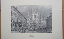 STAMPA MILANO Il Duomo -