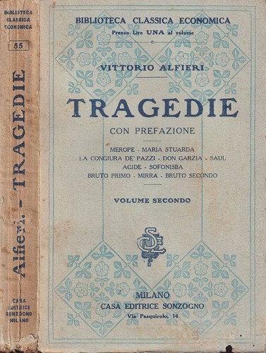 Tragedie vol vittorio - tragedie,, ii.