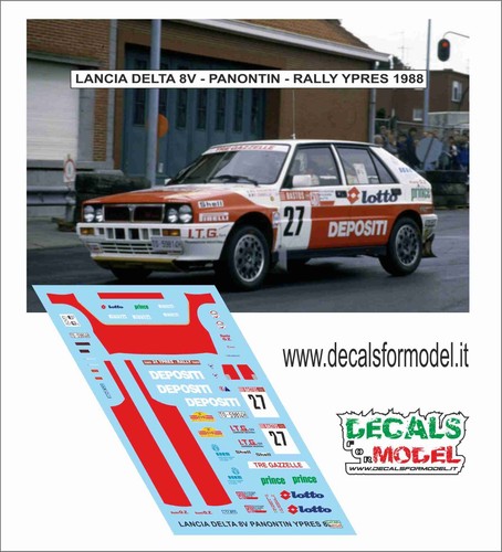 Decals lancia delta 8v - decals,