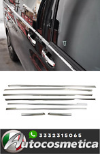 Modanature cornici finestrini acciaio cromo per Mercedes Vito V250 W447 LUNGO L2