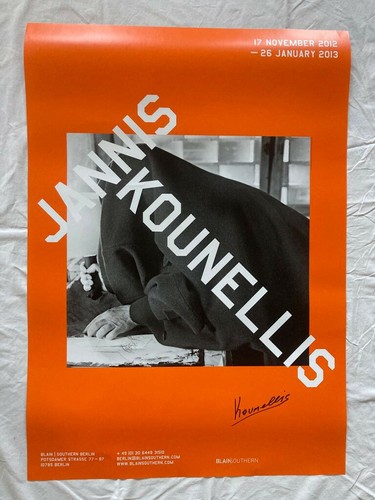 Poster rigido jannis kounellis - rigido,