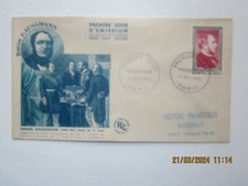 Enveloppe 1er jour : Baron Haussmann - 18 octobre 1952 - Paris