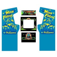 Moon Patrol Arcade Side Art