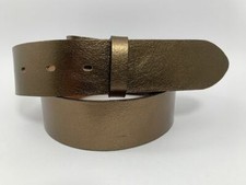 Cintura in pelle "Metallic