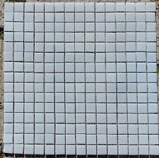 PIASTRELLE  Mosaico Vetro Bianco su rete 32,7x32,7 -20 fogli=Mq.2,14-