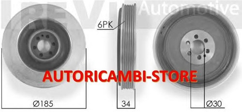 658 052 puleggia smorzatore - 658/052,