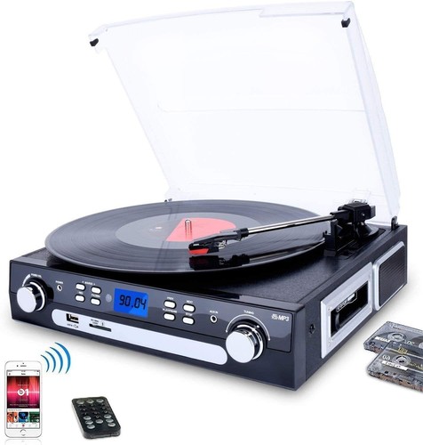 Giradischi bluetooth con - giradischi,