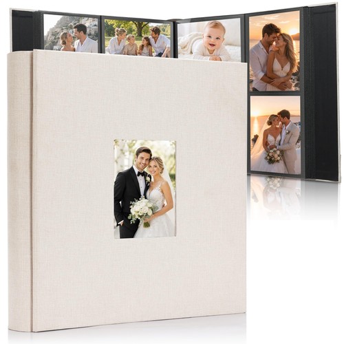 Pocket linen photo album - pocket,