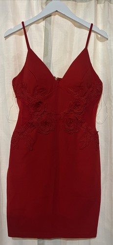 Abito midi fashion - abito, rosso