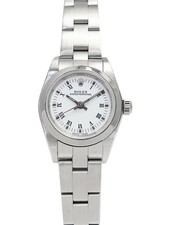 Orologio ROLEX Oyster Perpetual 76080 cassa bianca misura 24 mm donna usato #...