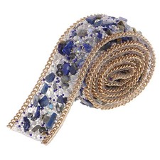 Ferro Su Perline Strass Catena