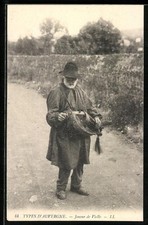 Cartolina Alvernia, musicista