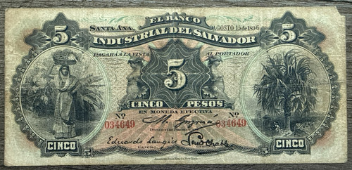 Santa ana agosto 1896 banco - santa,
