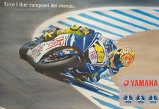 Locandina  Valentino Rossi in Yamaha  Fiat  Misura 33 X 49 