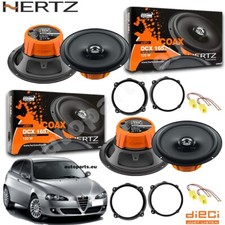 Kit 4 Casse Altoparlanti Hertz DCX165 Anteriori e Posteriori per Alfa Romeo 147