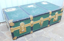 BAULE DA VIAGGIO ANTICO IN LEGNO PRIMO 900