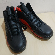 SNEAKERS  SCARPONI BASKET  BICOLORE ROSSO NERO CON LACCI  N. 44 NUOVE