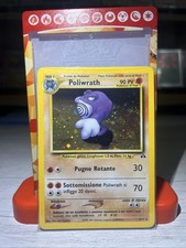 Pokemon Poliwrath 9/75 Rara Holo | Neo Discovery Vintage Italiano | MINT