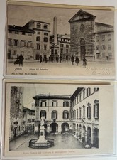 Lotto Di 2 Cartoline Di Prato Animate Viaggiate Fp