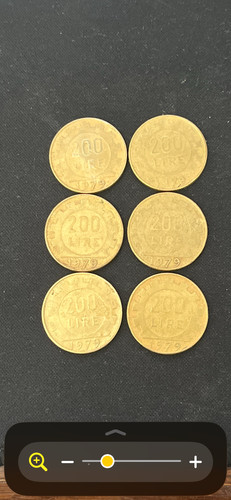 Moneta italiana 200 lire - moneta,