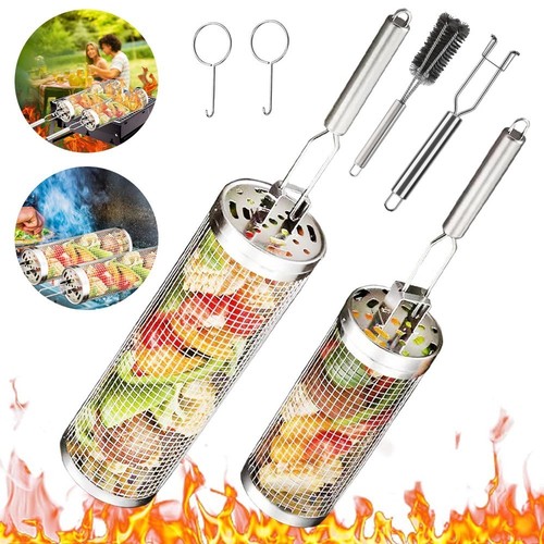 Cestello barbecue rolling - 2x,