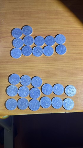 Lotto 123 monete lire - lire, spiga