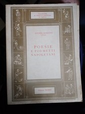 A. Mangione POESIE E POEMETTI NAPOLETANI ed. Bideri 1966