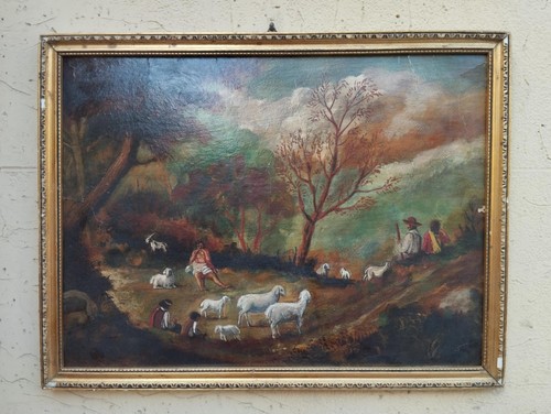 Antico quadro dipinto olio - antico, su