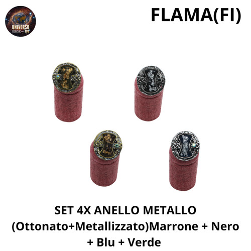 Set anello metallo - anello,