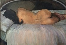 QUADRO DIPINTO A MANO, OLIO SU TELA, IMPRESSIONISMO, MISURA 60X85, senza cornice