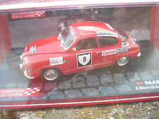 DIE CAST RALLY - SAAB 96 V4 1972 S. BLOMQVIST-A. HERTZ    SCALA 143