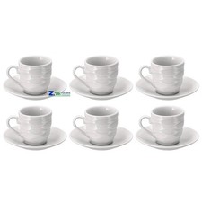 SET 6 TAZZE TAZZINE+PIATTINI