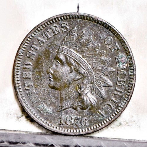 Centesimo indiano 1876 au - indiano,